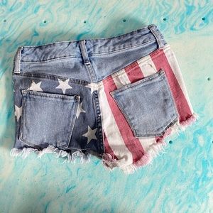 American flag shorts